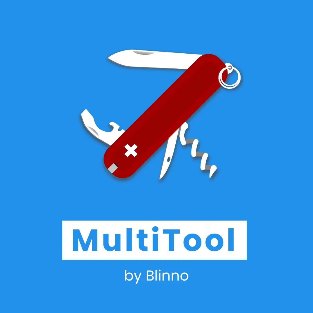Das App-Icon von Blinno Produkt "MultiTool" - ein Sackmesser, dass für die Vielfältigkeit unserer monday.com App steht.