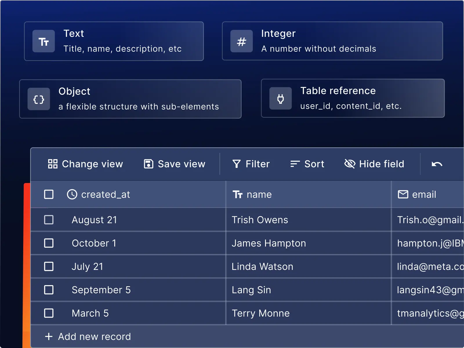 Xano Backend - ein No-Code Tool, welches Blinno im Einsatz hat.