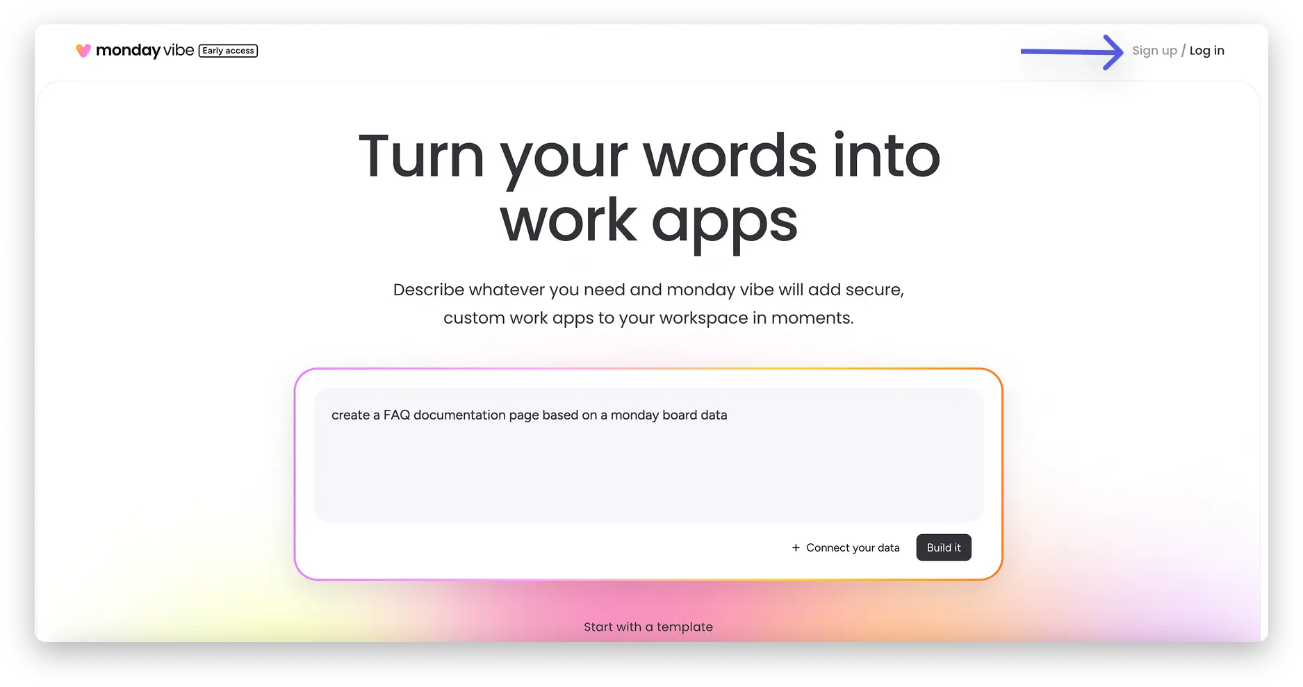 Mit monday Vibe baust du deine individuellen Business-Apps ganz einfach und ohne Code in monday.com