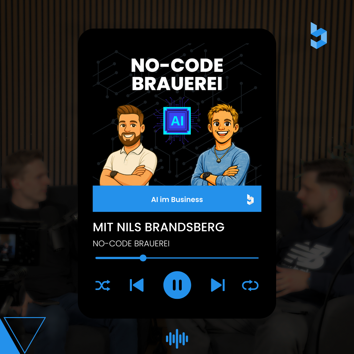 Nils Brandsberg und Simon Blickenstorfer sprechen im Podcast über die Grundlagen von AI im Business! 
