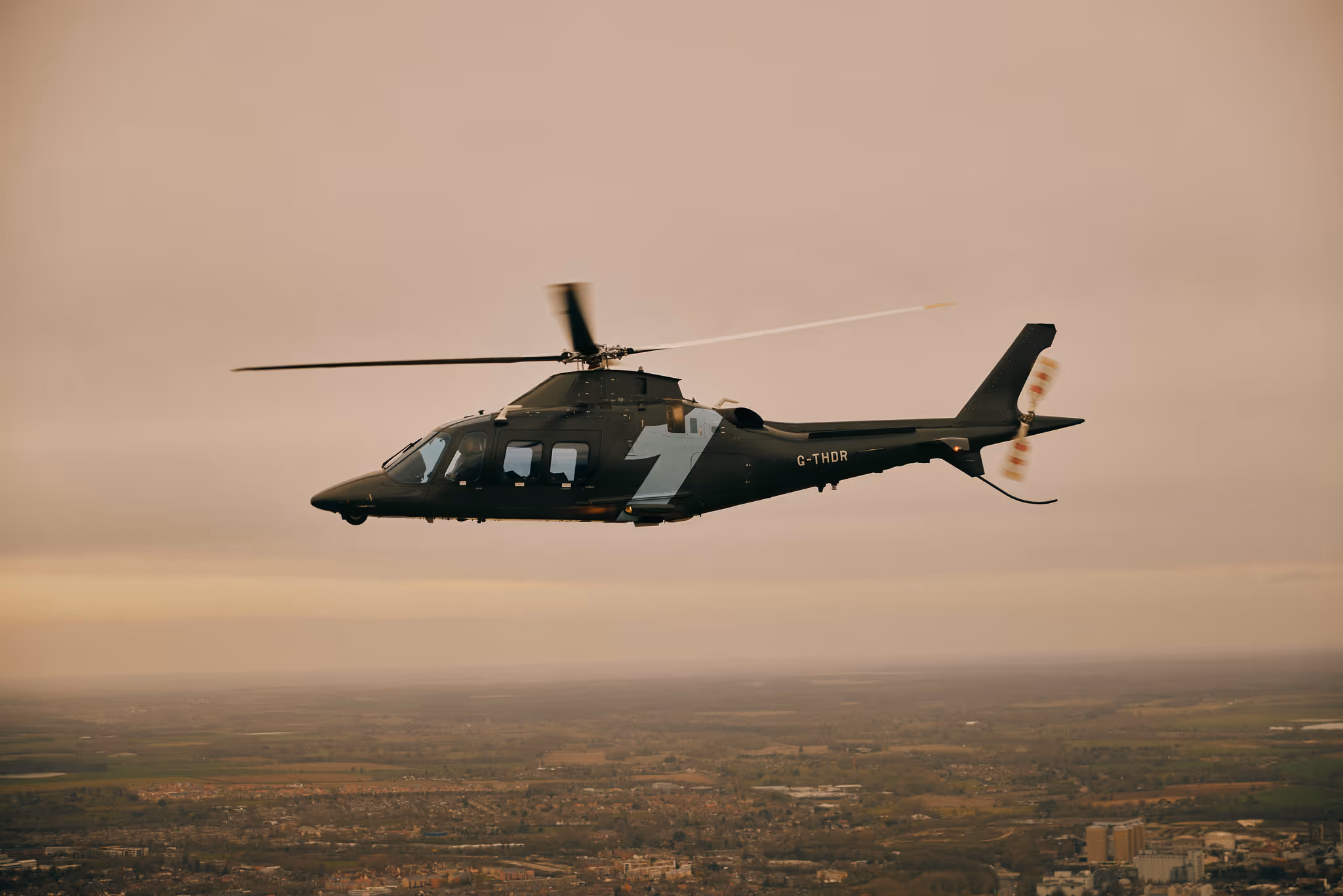 AW109SP In-flight