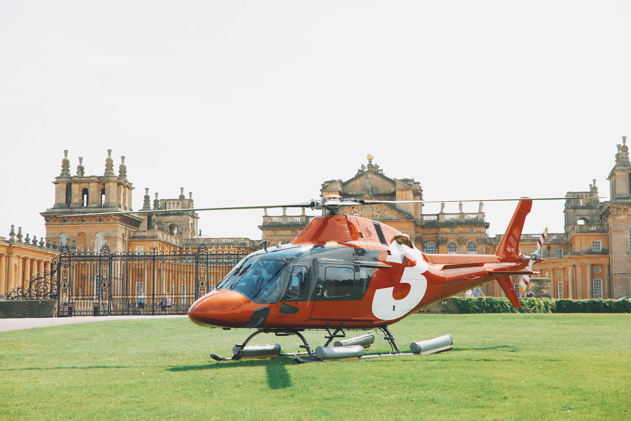 thunder aviation Blenheim palace helicopter 