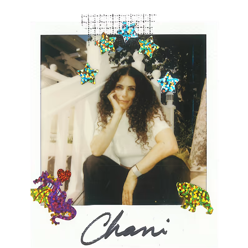 Polaroid of Chani Nicholas.