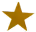 Golden star symbolizing astrology and zodiac signs against white background
