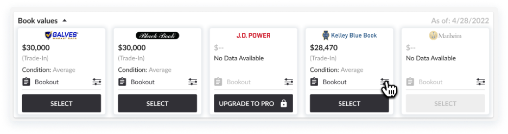 book vale card designs