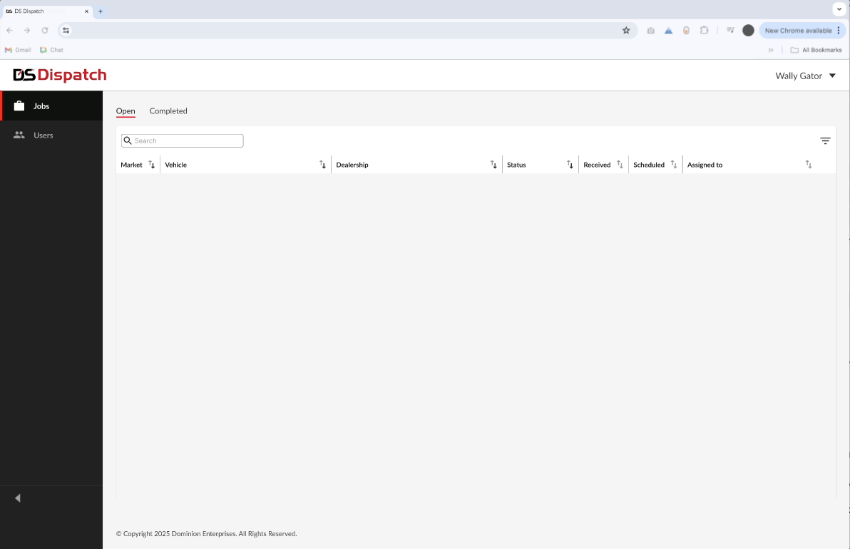 Table ghost loading animation