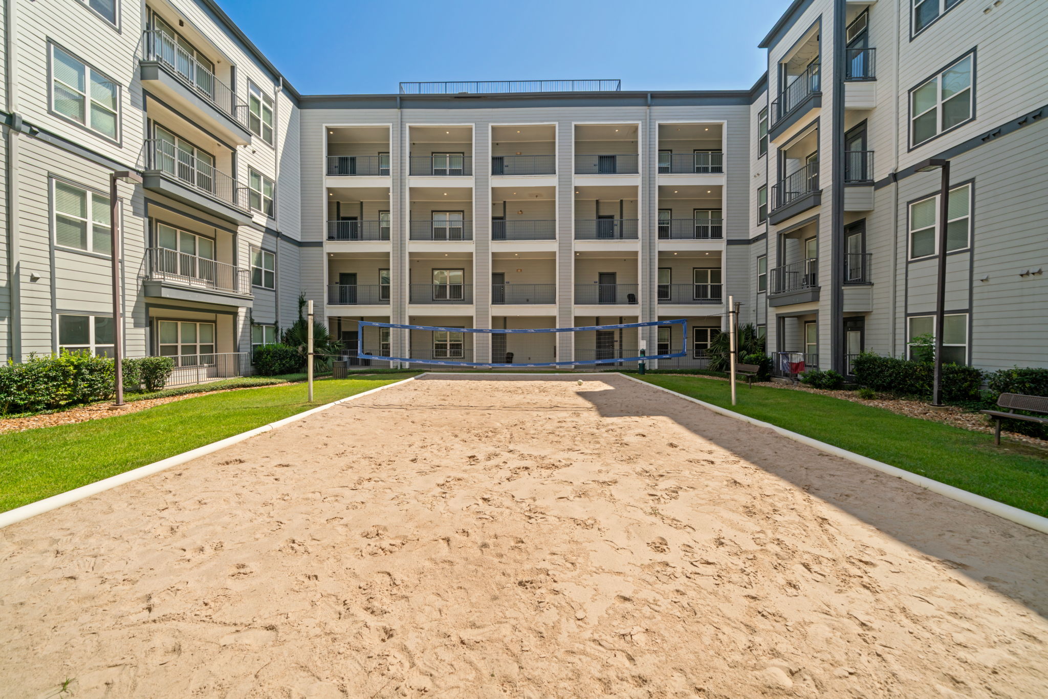 volleyball sand pit