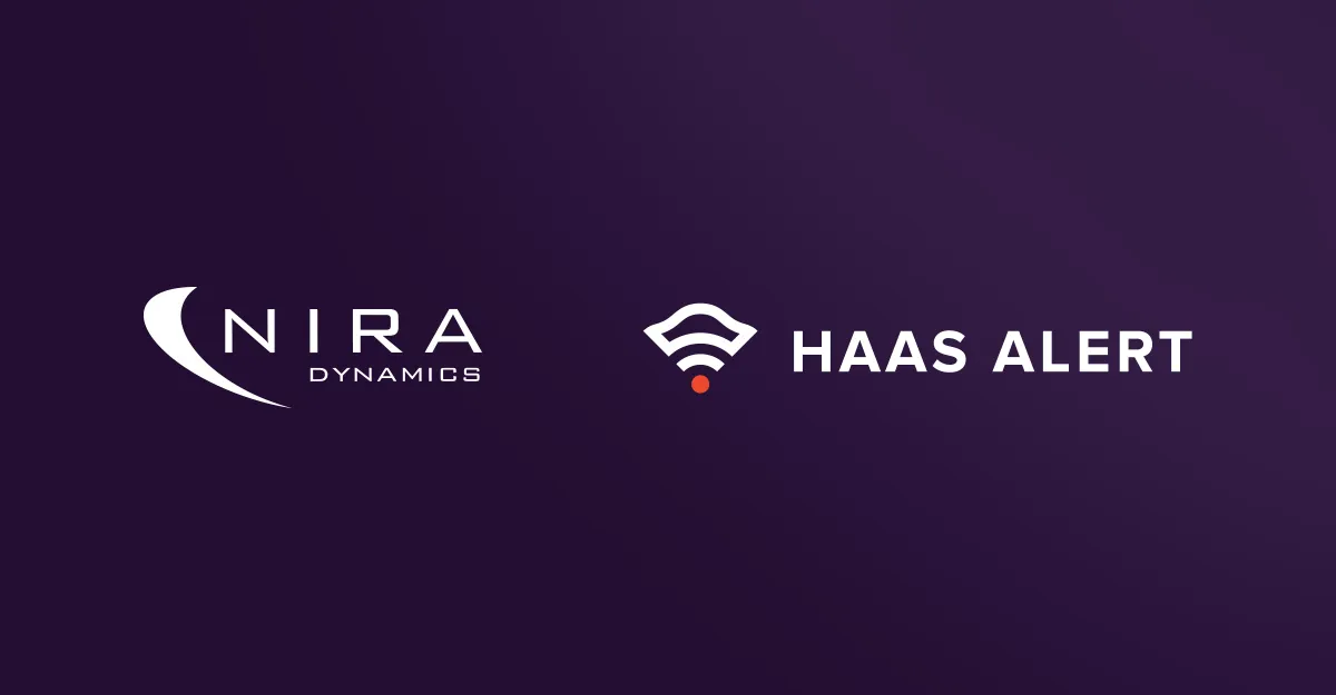 NIRA Dynamics and HAAS Alert Partner to Deliver Road Condition Warnings to Connected Vehicles