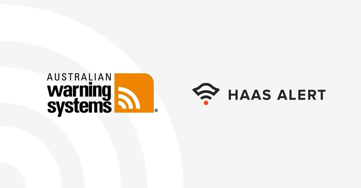 HAAS Alert and Australian Warning Systems Partner to Bring Safety Cloud Digital Alerting to Australia and New Zealand