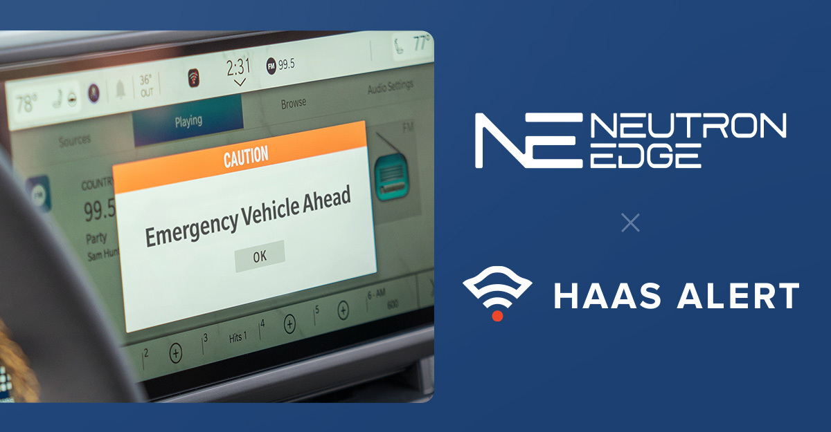 HAAS Alert and Neutron Edge Partner to Deliver AI-Powered Emergency Response for Fire and EMS Agencies