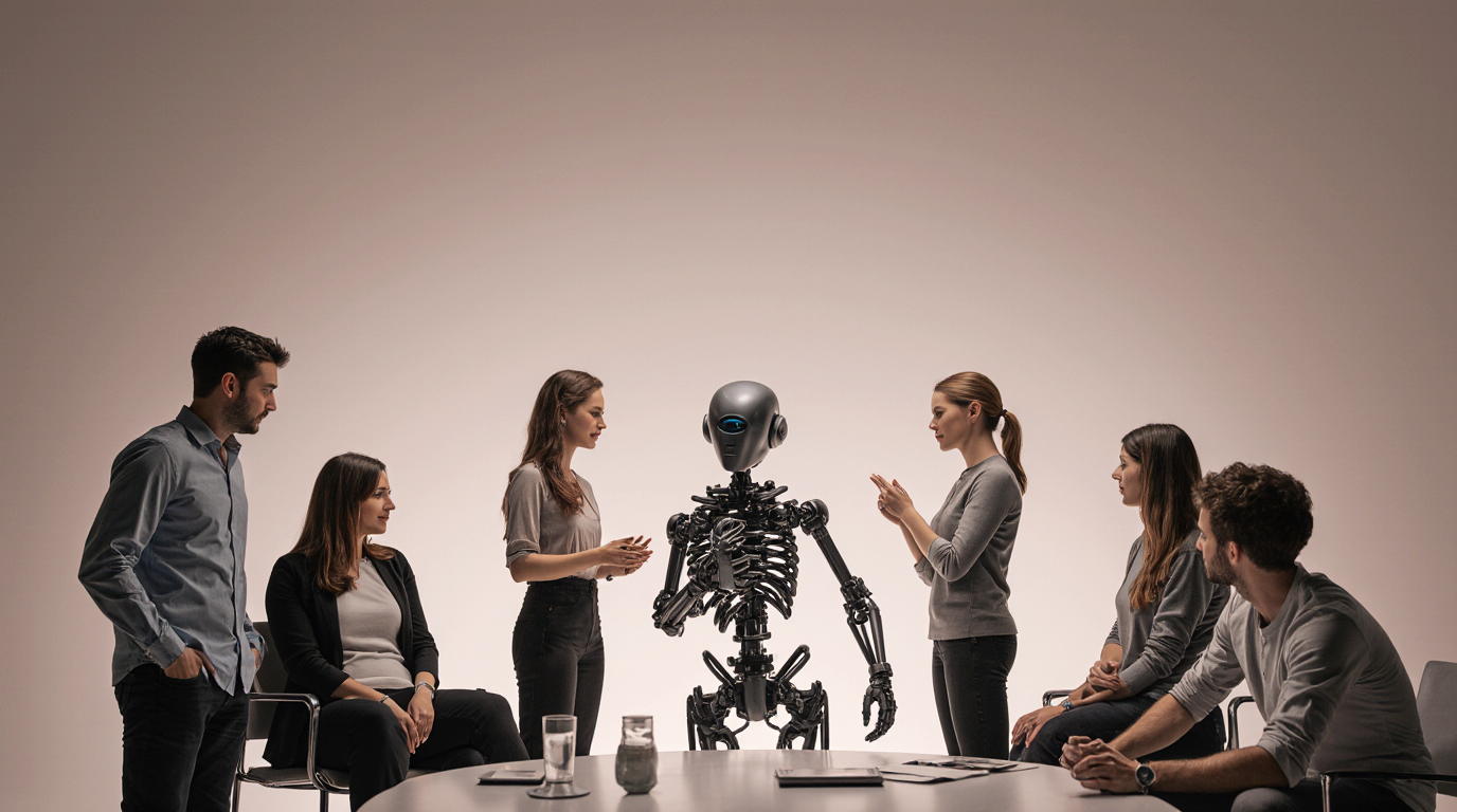 Humanoid robot Reachy 2 developed by Pollen Robotics in 2025.