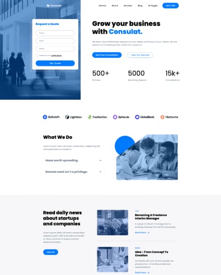 Landing Screen