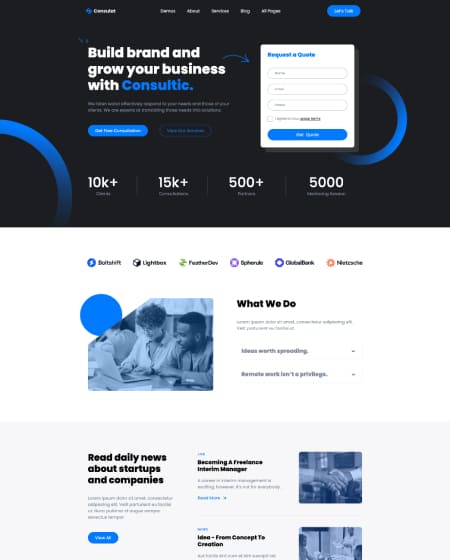 Landing Screen