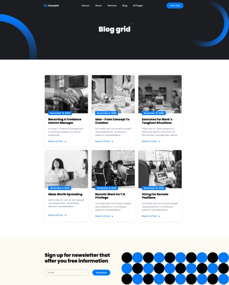 Landing Screen