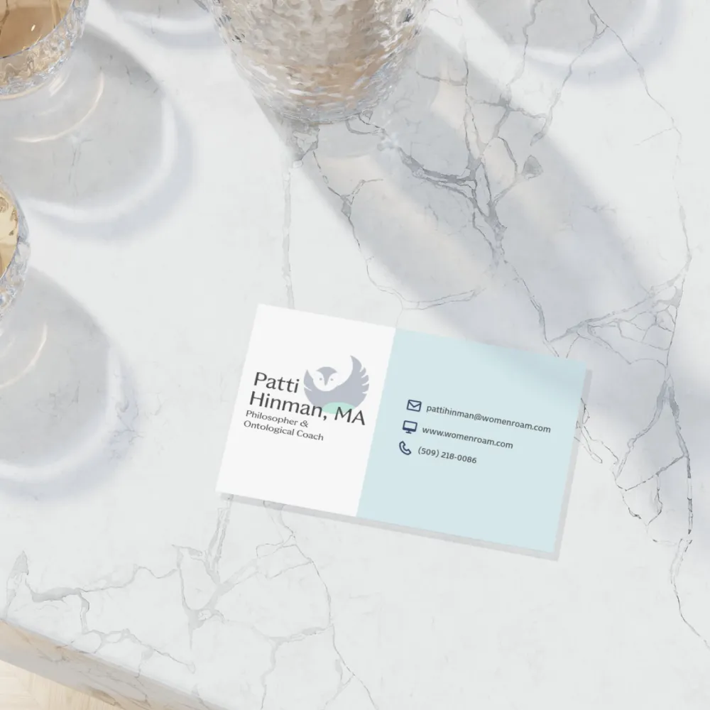 Business card by Inlumina Graphic Design.