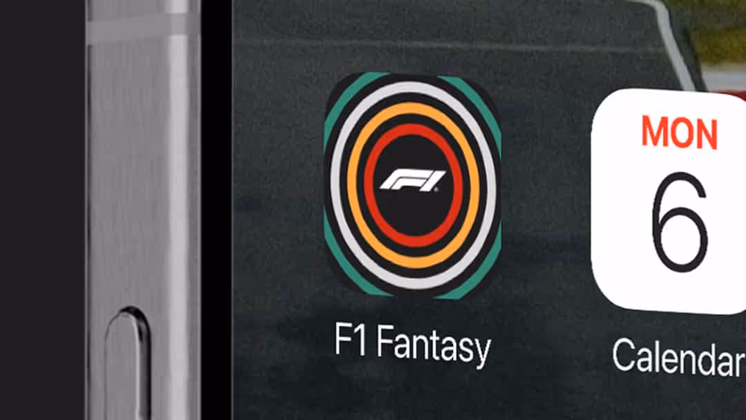 Close up of the F1 Fantasy Tracker web shortcut