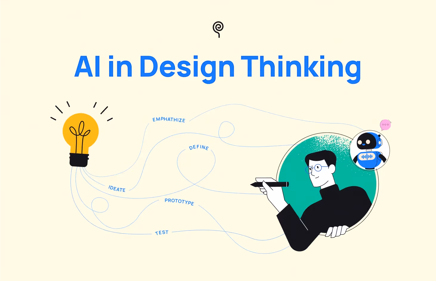 AI in design thinking