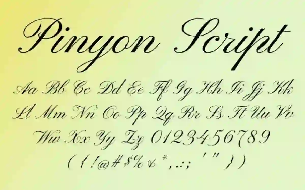 Pinyon Script
