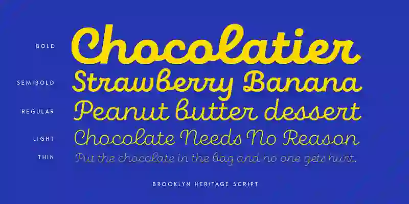 Brooklyn Heritage Script