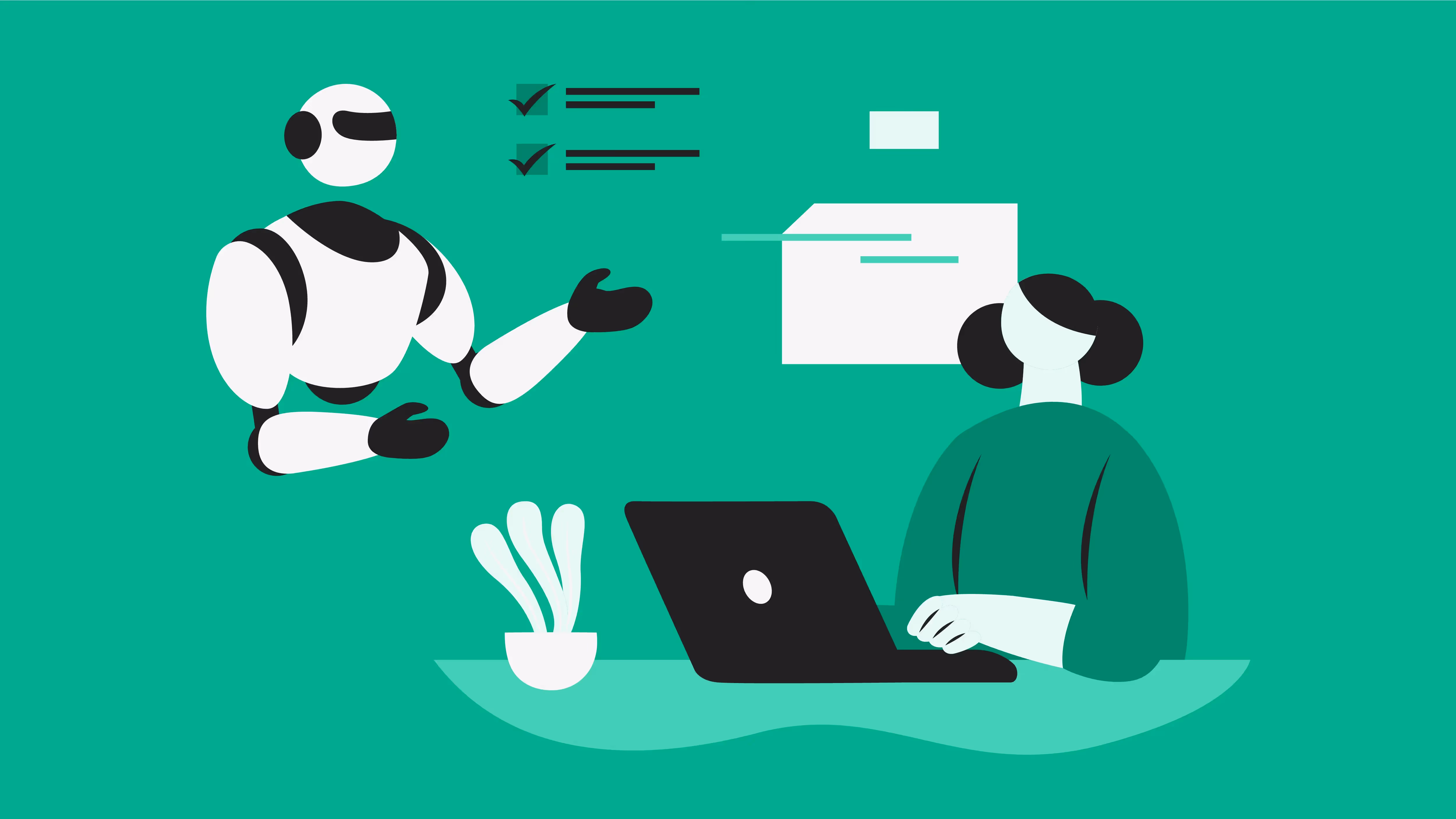 Illustration of the natural language processing workflow, contrasting OpenAI and traditional approaches
