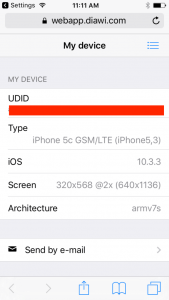 iPhone UDID