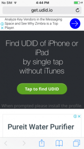 iPhone UDID