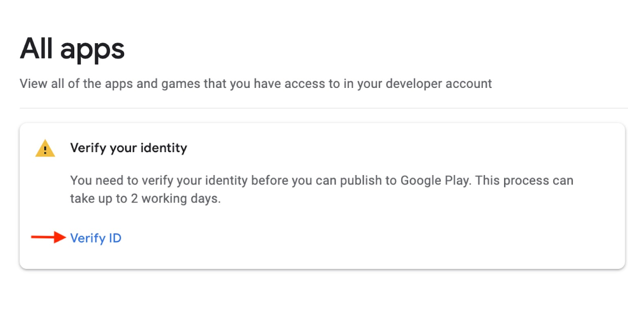 Google Play Developer account