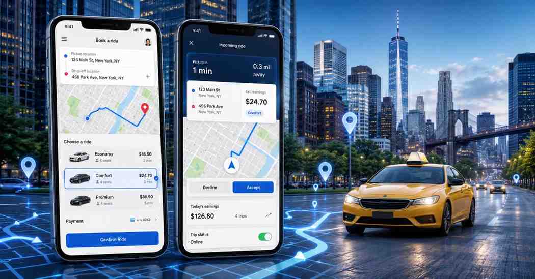 Build a ride-hailing app like Uber in the USA in 2026.