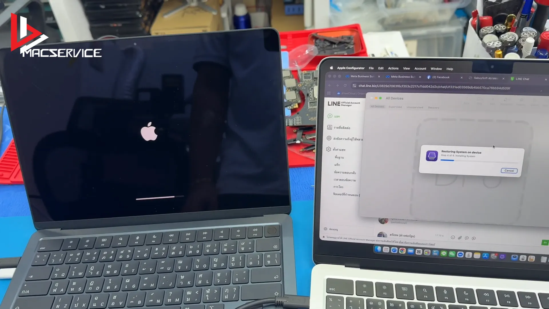 อัพเกรดเพิ่มความจุ Macbook Air M2 เป็น 2TB