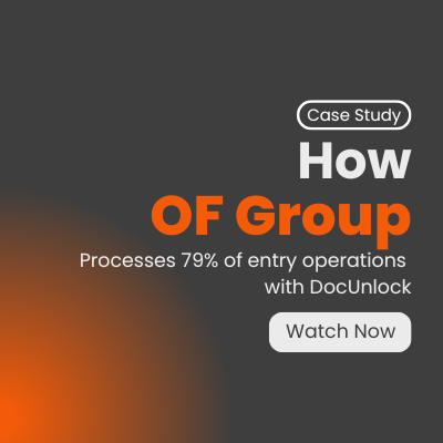 Étude de cas : Comment OF Group traite 79 % des opérations de saisie avec DocUnlock