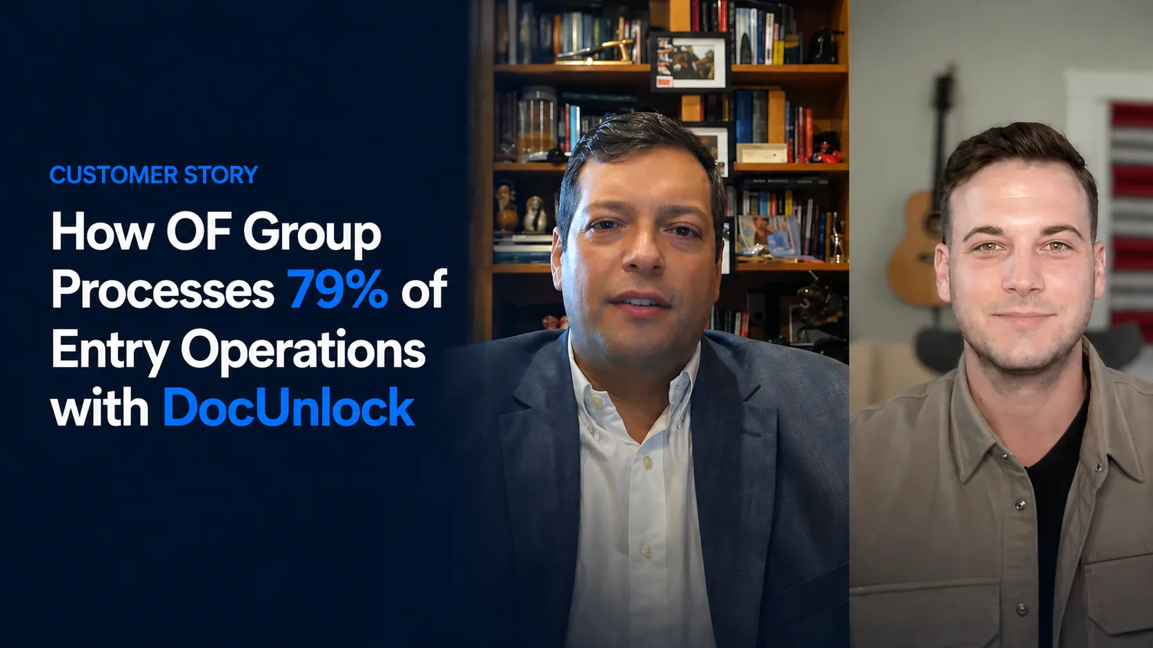 Étude de cas : Comment OF Group traite 79 % des opérations de saisie avec DocUnlock
