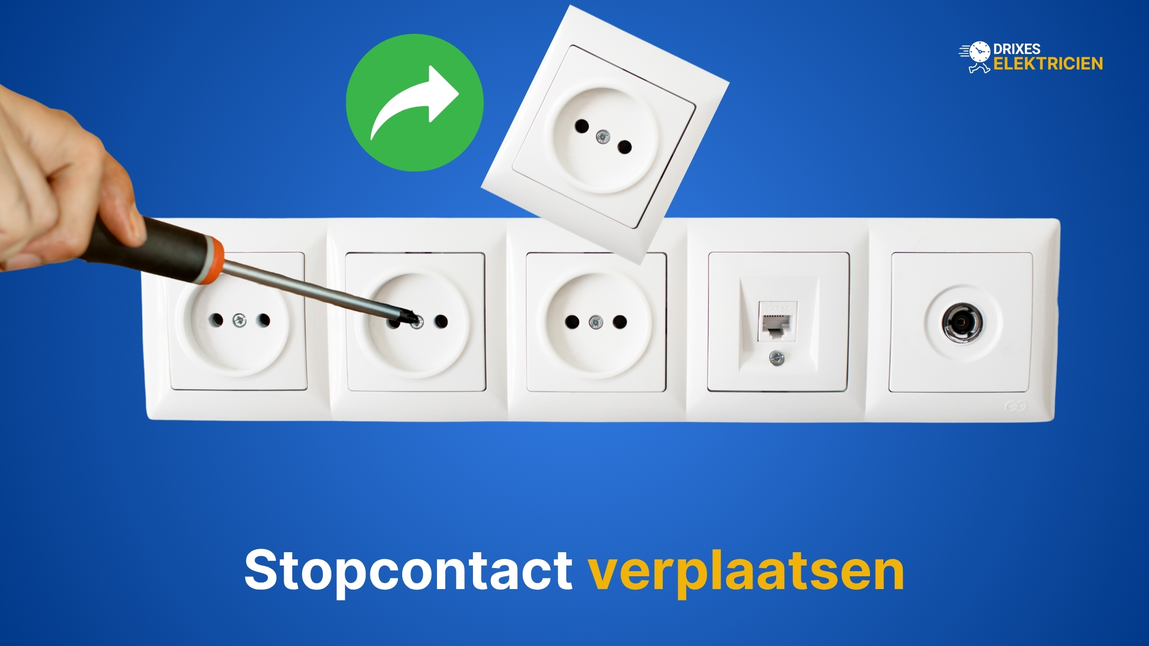 Stopcontact verplaatsen