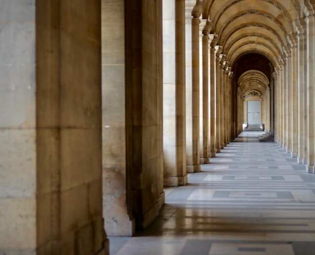 Photographie d'un couloir 