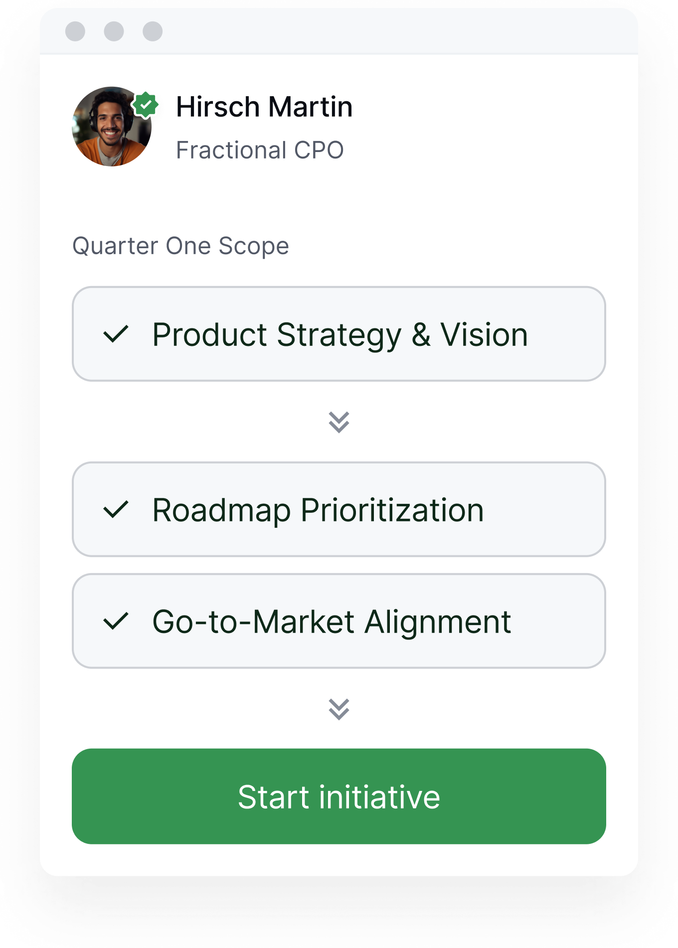 On-going strategy illustration