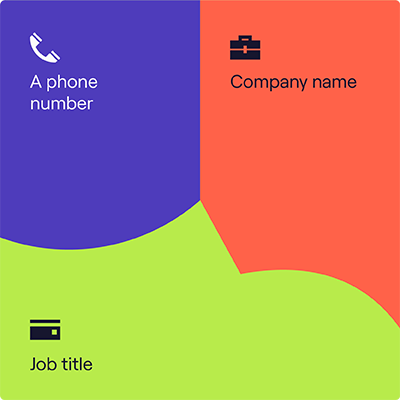 Basic information to include your email signature