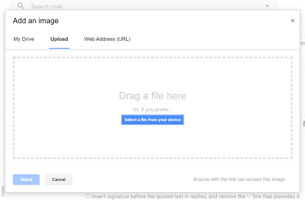 How to add a logo to your email signature