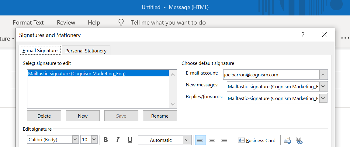 How to add a logo to your email signature