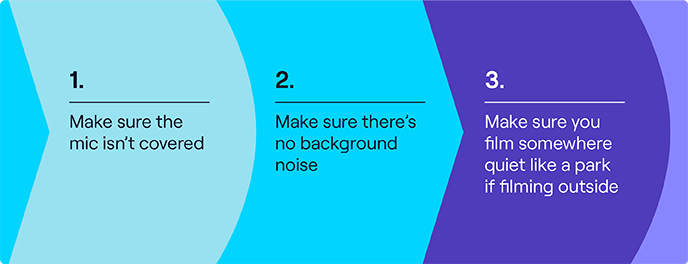 Sound tips for a good video quality