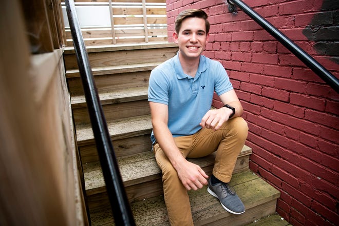 Jackson Greene, photographed in Knoxville on Tuesday, June 29, 2021, is the founder of Pursuit Digital. Greene started the digital marketing company right out of high school last year.