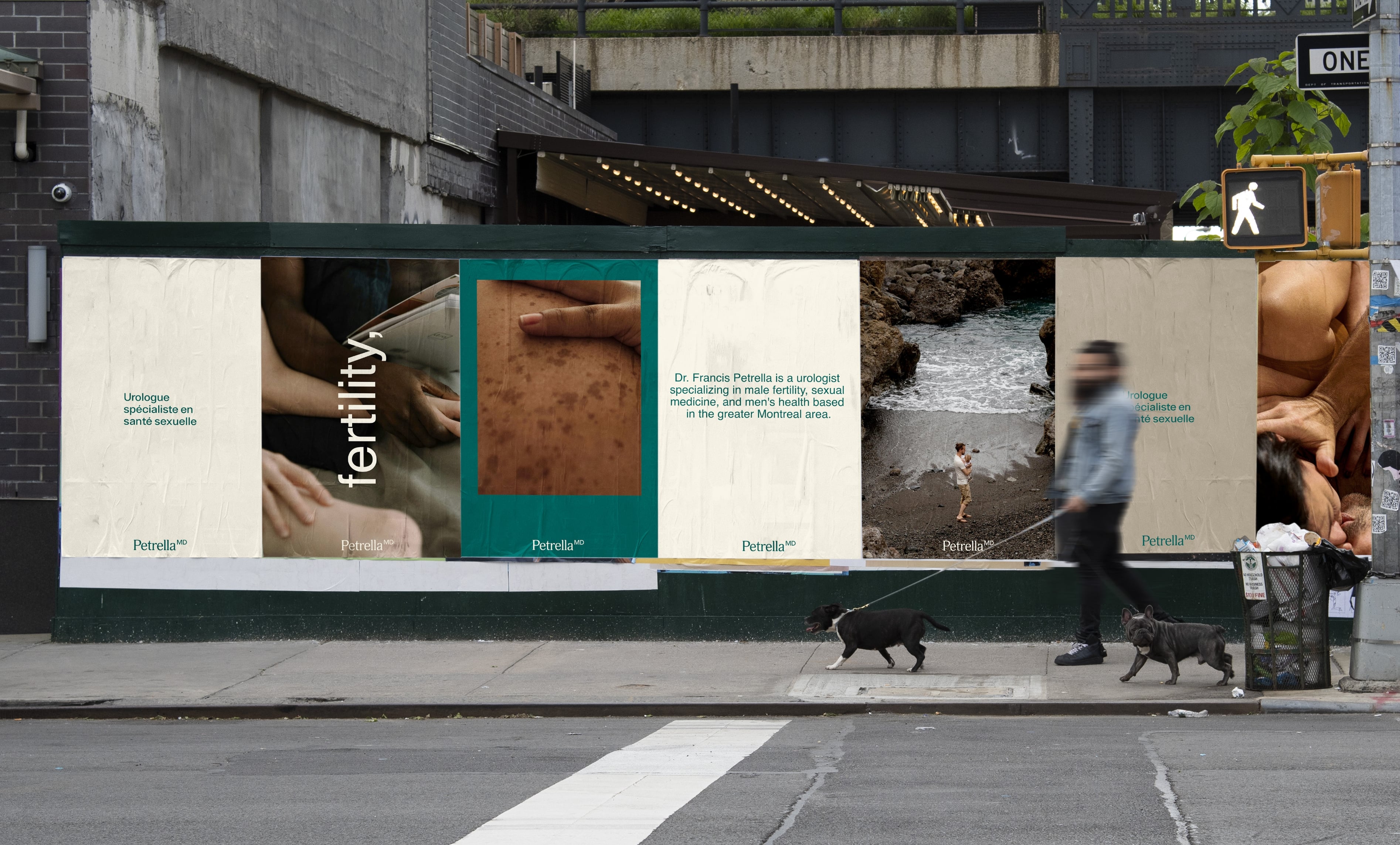 Création de l'identité visuelle et conception du site web pour le Docteur et la clinique médicale Petrella MD à Montréal. Conçu par le Studio Tangible