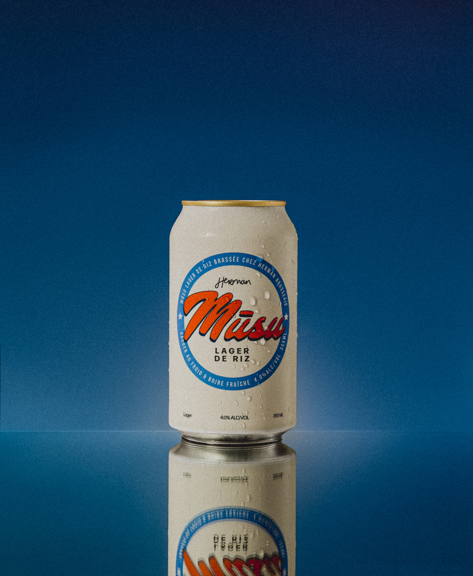 Projet d'image de marque pour la brasserie artisanale Herman située à Prévost, dans les Laurentides, réalisé pour le Studio Tangible