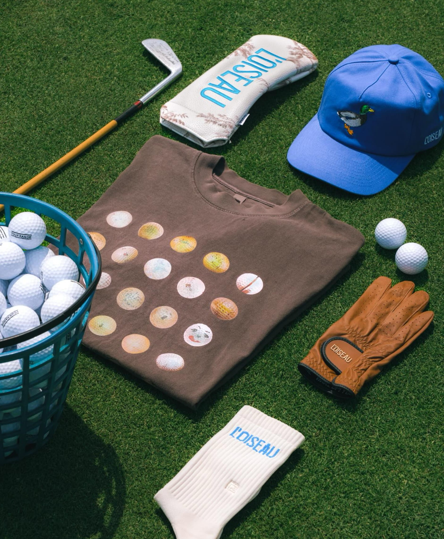 Studio Tangible spécialisé en image de marque - Projet de création d'identité visuel pour le Café Boutique Golf L'oiseau