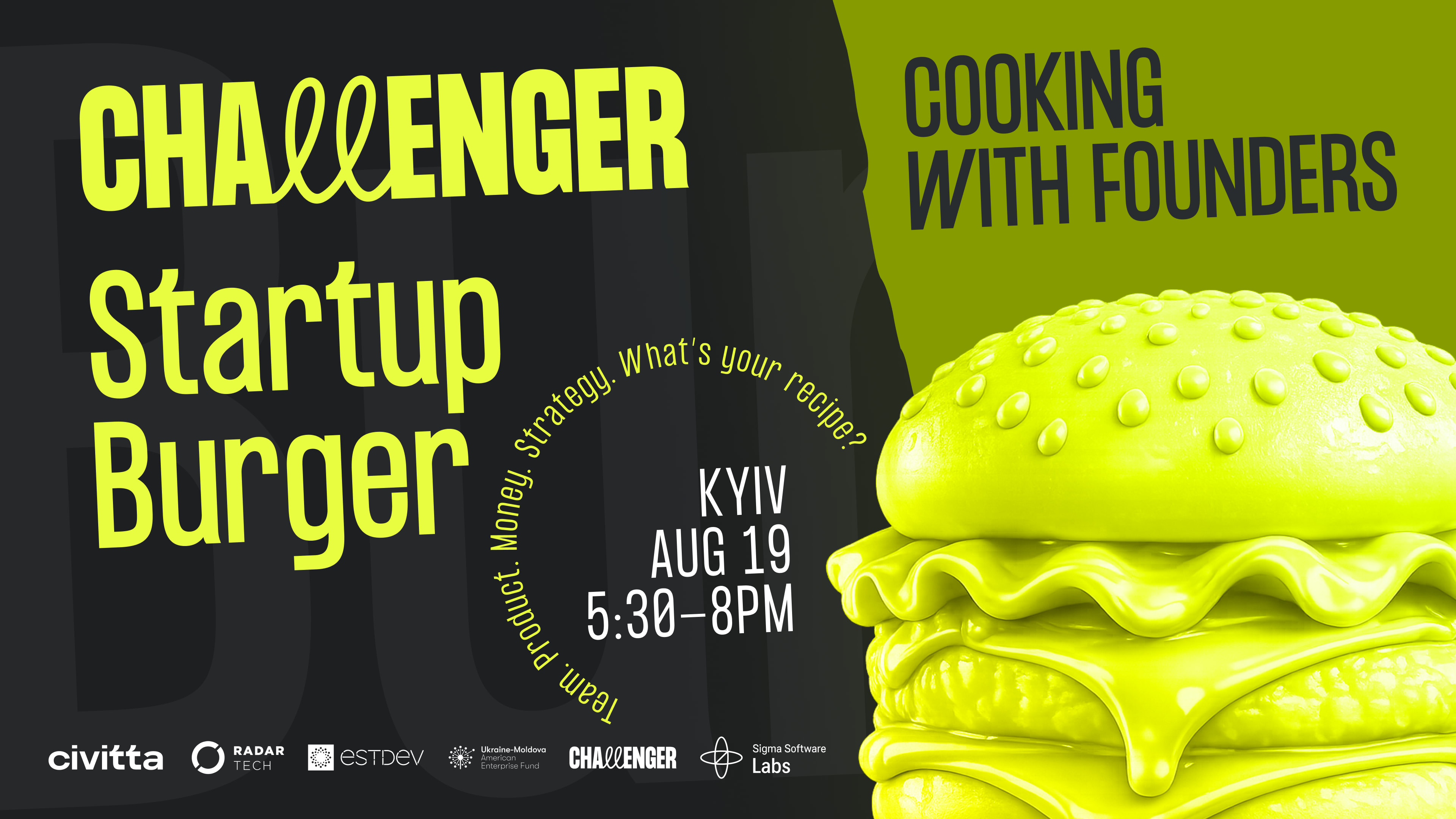 Startup Burger: founders will cook burgers and share the recipe for building an AI startup