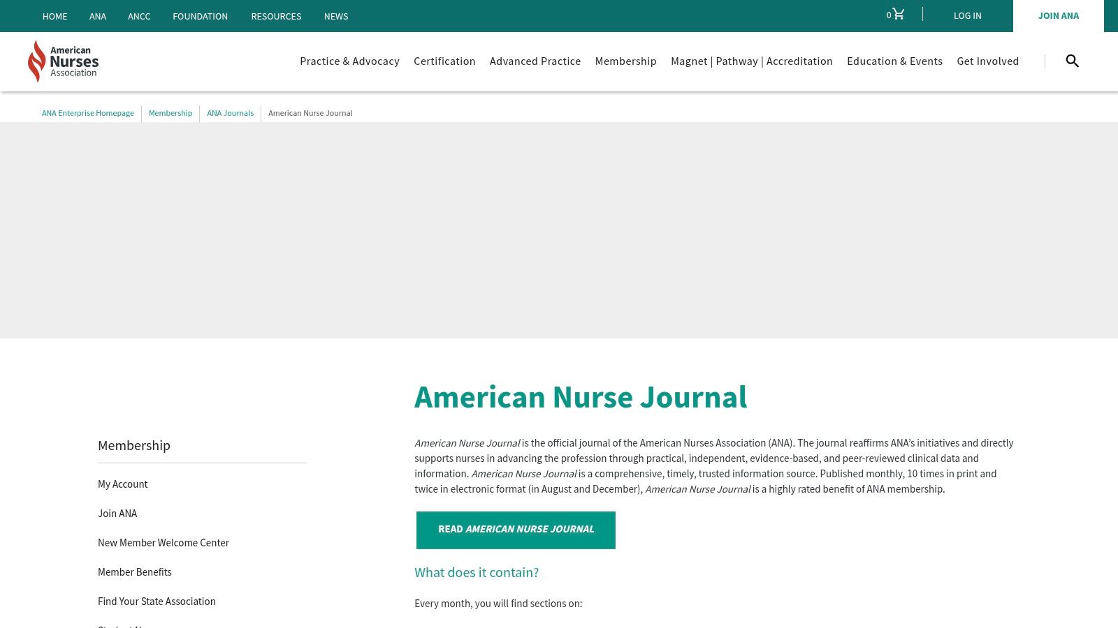 American Nurse Journal