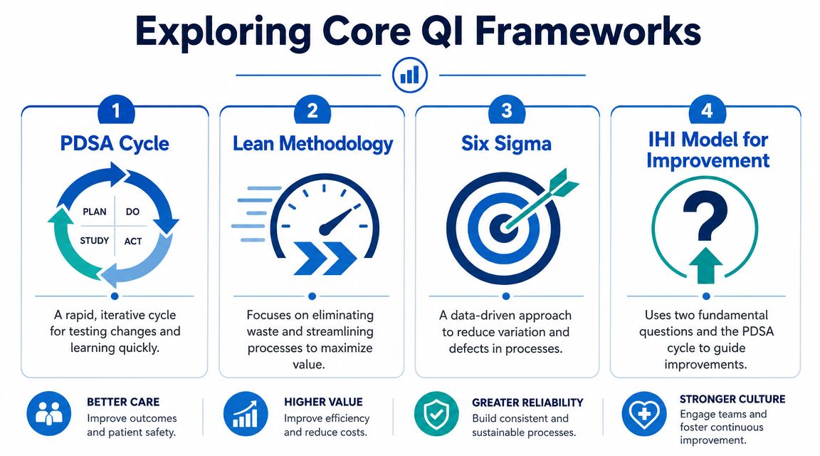 Exploring Core QI Frameworks and Models