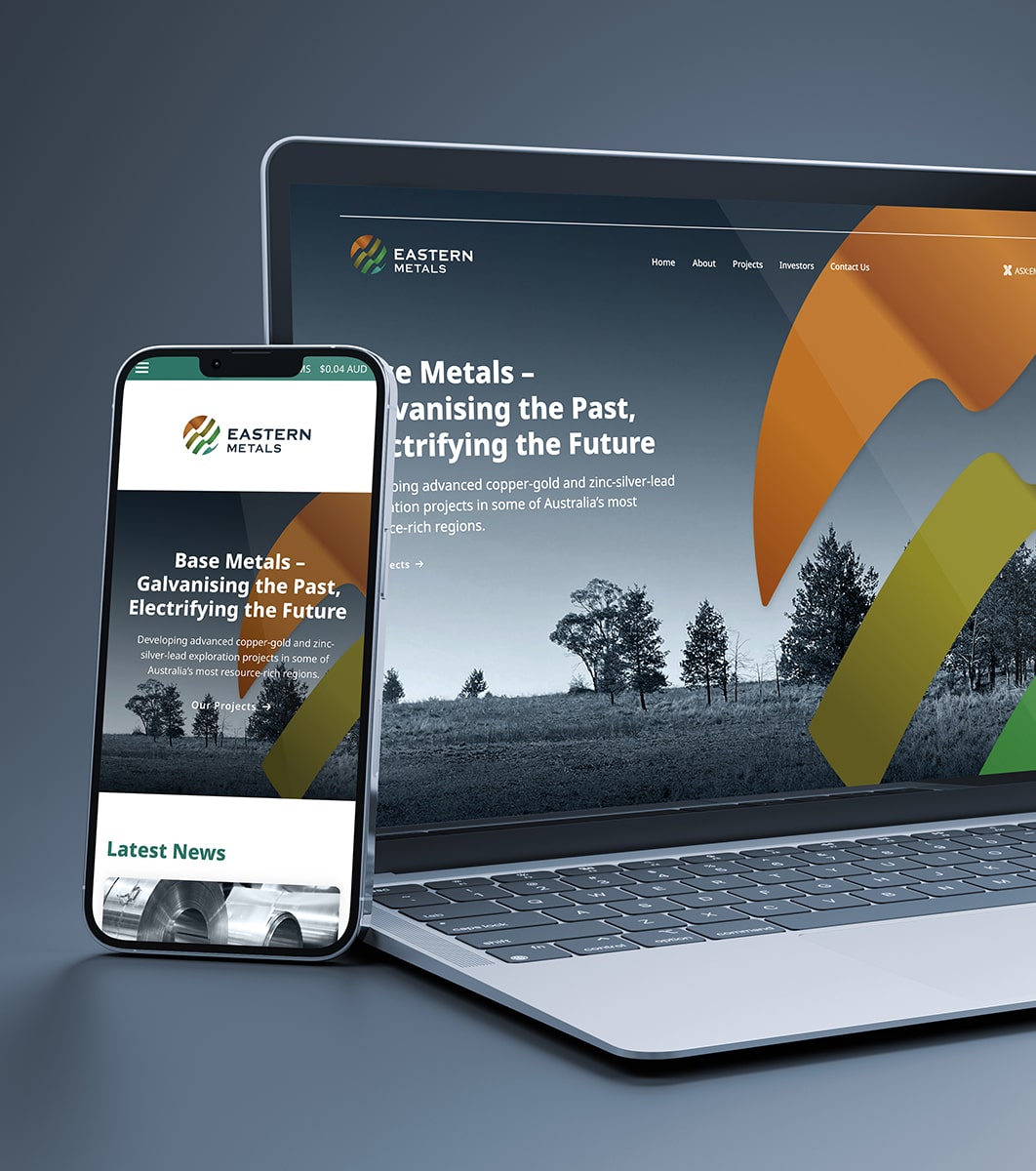 Eastern Metals Website Design