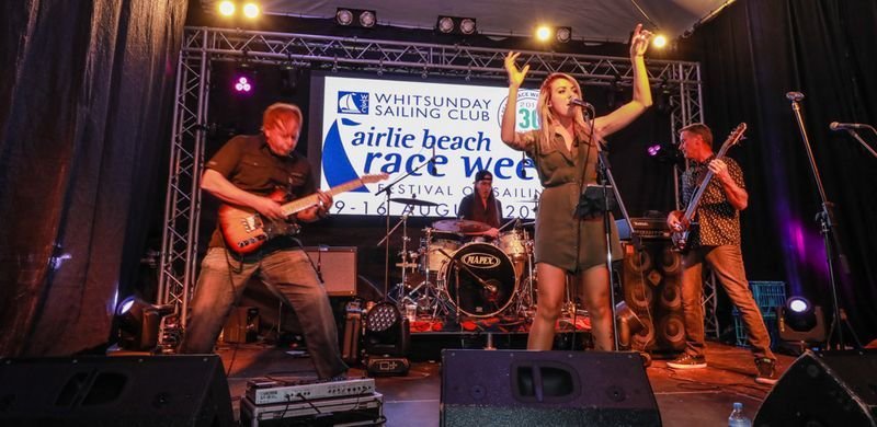Live entertainment is a nightly feature of the Airlie Beach Race Week's onshore Festival of Sailing - Photo: Andrew Pattinson/Vampp Photography