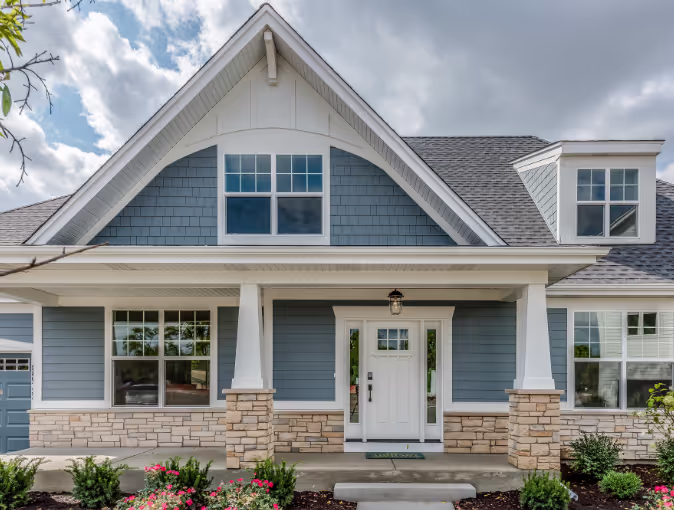 new siding installed by ecoshield exteriors on a littleton colorado home