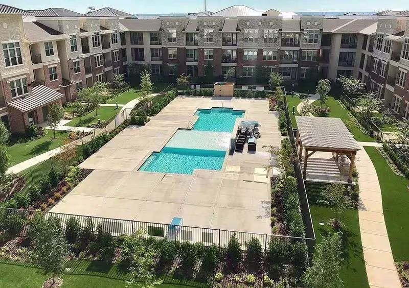 Community complex in Lone Tree, CO EcoShield Exteriors intalled a new turf play area