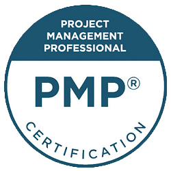 Project Management Professional certification badge held by ecoshield exteriors